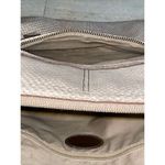 Fossil Rare  Hayden Leather Textured Satchel Bag Beige Stone‎ Photo 7