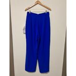 Dress the Population NEW Size Large Flare Pants Blue Business Party Club Preppy Photo 12