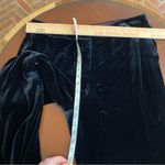 Boden Velvet Wide Leg Silk Blend Black Pants Trouser Holiday Size 10 Long Photo 5