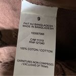 Garage Denim Brown Street Wide Leg Raw Hem Jeans Photo 9