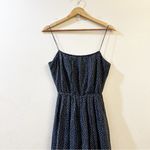 Abercrombie & Fitch  Polka Dot Low Back Maxi Dress Size Small Blue Tiered AF Photo 5