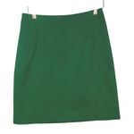 Kate Spade  New York Vibrant Green Textured A-Line Skirt Women's Holiday Size 8 Photo 0
