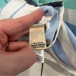 LL Bean Rugby VTG Mock Neck Button Pullover Rainbow Stripe 100% Cotton Womens LP White Size undefined Photo 7