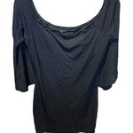 BCX  Black Bell Sleeved Stretch Shimmer Dress Size XL Holiday new Years Photo 0