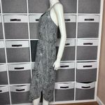 prAna  WASHED BLACK FRONDS AYLA BUILT IN BRA V-NECK SPAGHETTI STRAP DRESS Size Me Photo 9