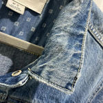 Pilcro  Anthropologie Denim Distressed Medium Wash Jean Jacket Sz S Photo 2