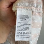 Point Sur Pink White Striped Sheer Swiss Dot Half Button Blouse Womens S Coastal Photo 3