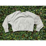 Joy Lab Gray Cropped Sweatshirt Size XL Photo 3
