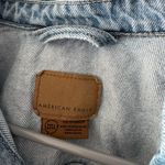 American Eagle  Denim Cropped Distressed Jean Jacket Photo 4