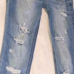 Hollister Cropped Light Wash Ripped Jeans Photo 1