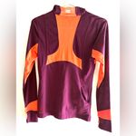 FILA Women/Junior Sport Running Purple With Orange Accents With 1/4 Zip Closure Photo 4