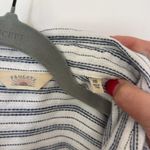 Faherty Santa Cruz womens stripe 100% linen shirt White Size XS Photo 4