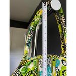 Vera Bradley Vibrant Bright Green and Blue Floral Print Handbag Photo 4
