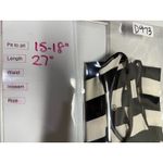 Lululemon Tank Top Women Sz 8 Cool Racerback Black White Stripe Athletic Gym Photo 4