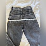 River Island Women’s  Mom Sculpt Black Denim Jeans 24 4 Rhinestone Stud New Photo 7