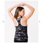 Zyia  gray black camo Havana striped S sleeveless tank Photo 1