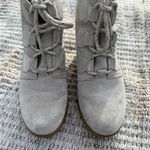 Sorel  Women’s Sz 7.5 Evie Lace-Up wedge bootie in tan suede Photo 3