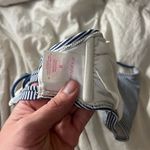 Xhilaration MD blue white stripe sailor bikini top Photo 2