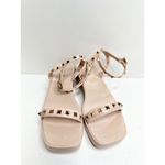 MIA Sandals Womens Size 7 Pink Studded Chunky Heel Y2K Photo 2