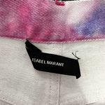Isabel Marant  Etoile‎ Lesia Tie Dye High Rise Denim Shorts Mulberry Size Small Photo 8