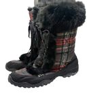 Coach  Jennie Plaid Y2K Vintage Snow Boots size 10 Photo 1
