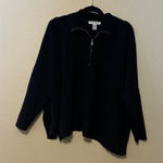 Tommy Bahama  Bonita Shimmer Poncho Top Half Zip Mock Neck Long Sleeve L/XL Photo 0