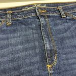 Universal Threads Universal Thread Dark Wash Jean Skirt with Distressed Whiskering in Front- 18/34 Photo 9