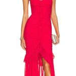 Majorelle Giules Gown in Cherry Red Photo 0