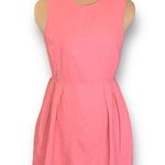 Gap  Designed & Crafted Dress Pink Sleeveless Retro Style Fit And Flare Pleated Photo 0
