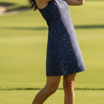 Puma Golf Workout Athleisure Dress Navy Blue Purple Size Medium NEW Photo 0