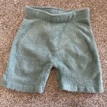 Gymshark  Whitney Simmons Knit Fuzzy Shorts Women's‎ Green Small Photo 1
