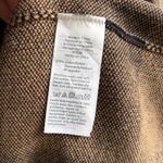 J.Crew Plaid Open Front Cardigan Tunic Black Brown Sweater Small Oversized Photo 5