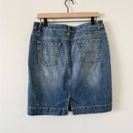 Merona  Cotton Y2K Denim Skirt in Medium Wash Size 6 Photo 2