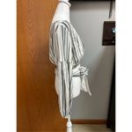 Jen's Pirate Booty Jen’s Pirate Booty crop‎ striped wrap balloon sleeve shirt size S BIN S Photo 1