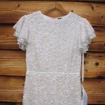 Mac Duggal  10748 White Floral Beaded Gown Dress Photo 7