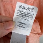 J.Crew Womens Baird McNutt Irish Linen Popover Shirt Sz 6 Coral Boxy Coastal Photo 8