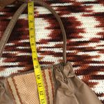 EXCELLENT Vintage Carlos Falchi Genuine Exotic Snake Skin Leather Shoulder Bag Purse Handbag Measurement in pics Brown Photo 6