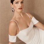 Dress the Population  • Solid White Ivory Scalloped Trim Adrian Dress Photo 6