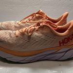 Hoka one one Clifton 8 Women's Peach Athletic Shoes Orange Size undefined Photo 5