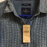 American Eagle jegging fit chambray lyocell long sleeve Tunic Size Small Photo 3