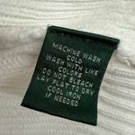 Ralph Lauren Lauren  Women's White Ribbed Full Zip Cowl Neck Sweater Size Large Photo 11