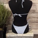 Boutique Blue and white nautical striped bikini set Photo 4