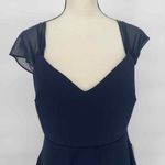 Birdy Grey  women's‎ Convertible Dress Devin Chiffon Navy Size Medium Photo 9