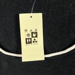 Max Studio  Knit Dress Women Medium Square Neck 3/4 Sleeve A Line White Trim Photo 9