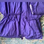 Vintage Winter Spirit purple reversible fleece lined toggle waist coat, size M/L Size L Photo 3