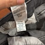 NWT MOTHER Women's Pixie Mid Rise Dazzler Ankle Up in Smoke Jeans size 33 Black Photo 9