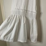Cinq a Sept Dress Betsie smocked drop waist sleeveless minidress white size XS Photo 3