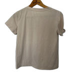 Romwe Be Groovy or Leave Man Graphic T-Shirt Cream Size Small Photo 2