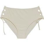 Time & Tru Nwt Women's Cream Pique Key Halter Swim Top bottom size 3X 24w-26w Photo 11