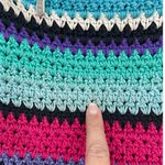 The Sak Y2K Stripe Crochet Hobo Purse Multicolor Shoulder Boho Coastal Cowgirl Photo 7